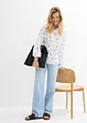 Chemisier oversize 100 % coton, bonprix