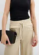 Pantalon 7/8 en Tencel à taille élastiquée, bonprix