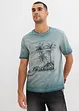 T-shirt aspect délavé en coton, bonprix