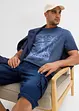 T-shirt aspect délavé en coton, bonprix