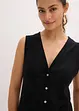Gerippte Weste in Strickoptik, bonprix