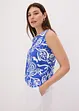 Blouse sans manches imprimée, bonprix