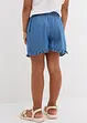 Short en jean en coton fluide, bonprix