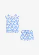 Top jersey et pantacourt (ens. 2 pces, 100 % coton, bonprix