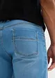 Lot de 2 bermudas en molleton effet jean, slim, bonprix