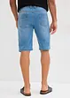 Lot de 2 bermudas en molleton effet jean, slim, bonprix