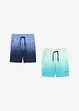 Lot de 2 bermudas en molleton 100% coton, bonprix