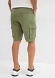 Lot de 2 bermudas cargo extensibles, regular, bonprix