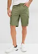 Lot de 2 bermudas cargo extensibles, regular, bonprix