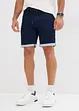 Short long en molleton effet jean, regular, bonprix