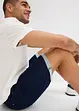 Short long en molleton effet jean, regular, bonprix