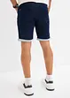Short long en molleton effet jean, regular, bonprix
