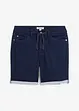 Short long en molleton effet jean, regular, bonprix