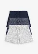 Lot de 3 shorts en jersey 100% coton, bonprix