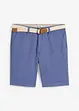 Stretch-Bermuda mit Gürtel, Regular Fit, bonprix