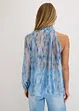 One-Shoulder Chiffonbluse, bonprix