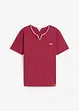 T-shirt col tunisien, 100% coton, bonprix