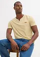 T-shirt col tunisien, 100% coton, bonprix