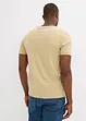 T-shirt col tunisien, 100% coton, bonprix