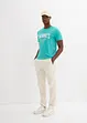 Lot de 2 T-shirts 100% coton, bonprix