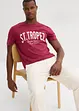 Lot de 2 T-shirts 100% coton, bonprix