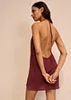 Robe à bretelles, effet froissé, bonprix