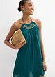 Trägerkleid aus strukturiertem Crinkle, bonprix