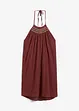Robe à bretelles, effet froissé, bonprix