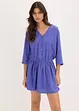 Robe courte en matière texturée, bonprix