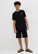T-shirt et short coton garçon (ens. 2 pces), bonprix