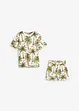 T-shirt et short (ens. 2 pces) en maille piquée de coton, bonprix