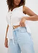 Baggy-Jeans Mid Waist Super Soft, cropped, bonprix