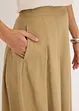 Jupe plissée en viscose mélangée, bonprix