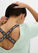 T-shirt long de sport avec décolleté dos, bonprix