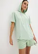 T-shirt de sport oversize avec capuche, séchage rapide, bonprix