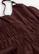 Robe midi 100% coton à fines bretelles, bonprix