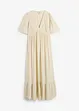 Maxi-Stufenkleid aus fließender Viskose, bonprix