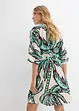 Robe courte en viscose fluide, manches kimono, bonprix