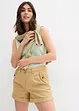 Short en twill, taille haute, bonprix