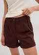 Twill-Shorts mit hohem Bund, bonprix