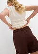 Twill-Shorts mit hohem Bund, bonprix