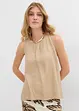 Top fluide sans manches en viscose mélangée, bonprix
