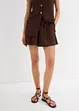 Short en crêpe texturé avec taille élastiquée, bonprix