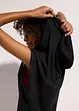 Transparentes Strandhirt mit Kapuze, bonprix