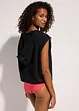 Transparentes Strandhirt mit Kapuze, bonprix