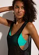 Top long de plage transparent, bonprix