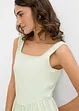 Top long en coton extensible, bonprix