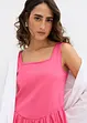 Top long en coton extensible, bonprix