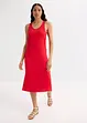Robe midi en maille douce et côtelée, bonprix