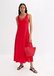 Robe longue 100% coton à bretelles, bonprix